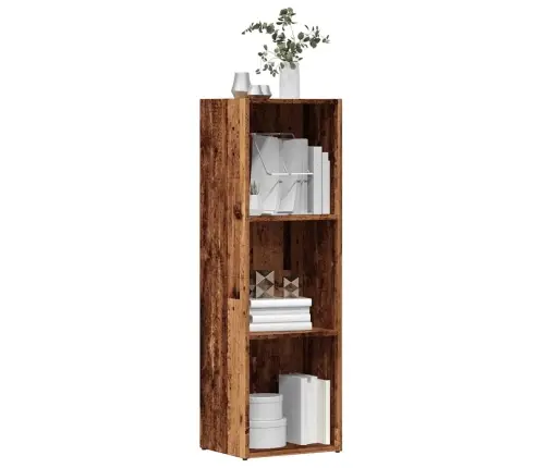 Grāmatu Plaukts, 36X30X114 Cm, Veca Koka Skaidu Plāksne Vidaxl