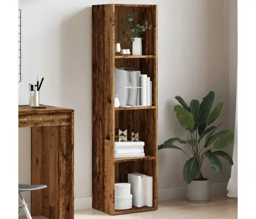 Raamatukapp Vana Puit 36X30X143 Cm Engineered Wood
