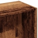 Grāmatu Skapis Old Wood 36X30X143 Cm Engineered Wood Vidaxl