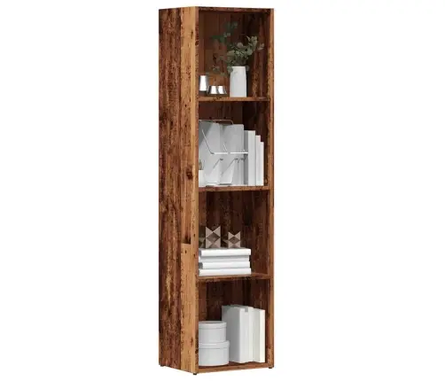 Raamatukapp Vana Puit 36X30X143 Cm Engineered Wood