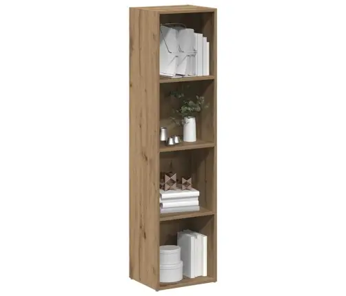 Grāmatu Skapis Artisan Oak 36X30X143 Cm Engineered Wood Vidaxl