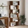 Grāmatu Skapis Old Wood 80X24X192 Cm Engineered Wood Vidaxl