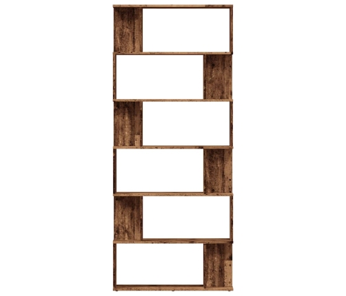 Grāmatu Skapis Old Wood 80X24X192 Cm Engineered Wood Vidaxl