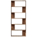 Grāmatu Skapis Old Wood 80X24X192 Cm Engineered Wood Vidaxl
