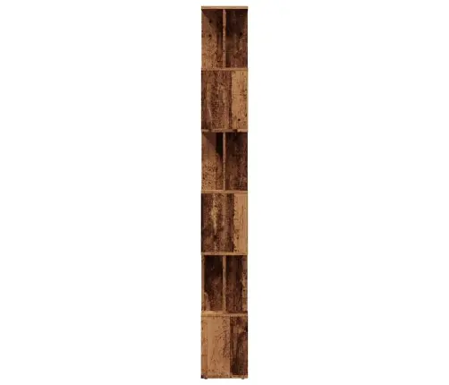 Grāmatu Skapis Old Wood 80X24X192 Cm Engineered Wood Vidaxl