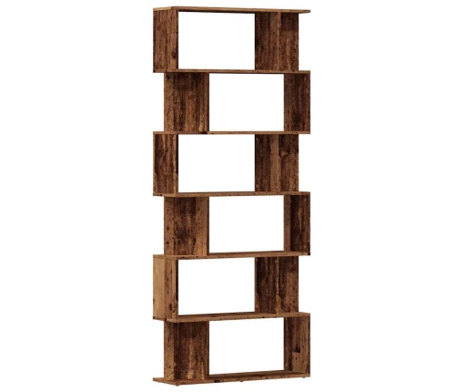 Grāmatu Skapis Old Wood 80X24X192 Cm Engineered Wood Vidaxl