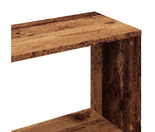 Grāmatu Skapis Old Wood 80X24X192 Cm Engineered Wood Vidaxl