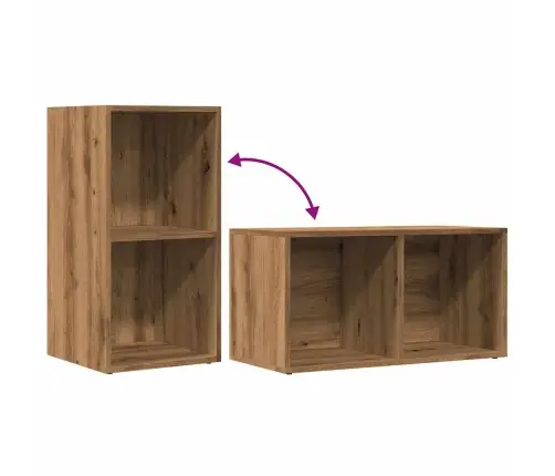 Lp Uzglabāšanas Kaste Koka Krāsa 69,5X34X36Cm Inženierijas Koks Vidaxl