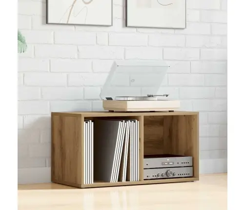 Lp Uzglabāšanas Kaste Koka Krāsa 69,5X34X36Cm Inženierijas Koks Vidaxl