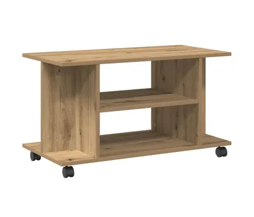 Tv Skapis Ar Ritentiņiem Amatnieks Ozols 80X40X45 Cm Vidaxl