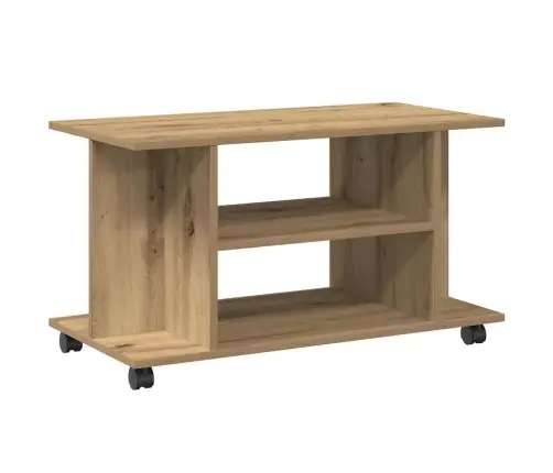 Tv Skapis Ar Ritentiņiem Amatnieks Ozols 80X40X45 Cm Vidaxl
