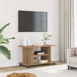 Tv Skapis Ar Ritentiņiem Amatnieks Ozols 80X40X45 Cm Vidaxl