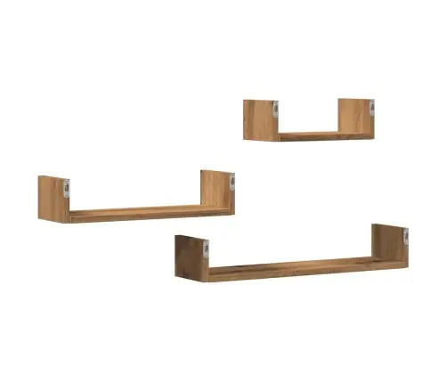 Seinariiulid 3 Tk Artisan Oak Engineered Wood