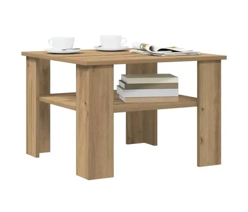 Kafijas Galdiņš Artisan Ozols 60X60X42 Cm Engineered Wood Vidaxl Kafijas Galdiņš Artisan Ozols 60X60X42 Cm Engineered Wood Vidaxl