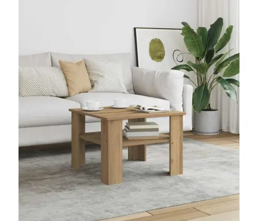 Kafijas Galdiņš Artisan Ozols 60X60X42 Cm Engineered Wood Vidaxl Kafijas Galdiņš Artisan Ozols 60X60X42 Cm Engineered Wood Vidaxl