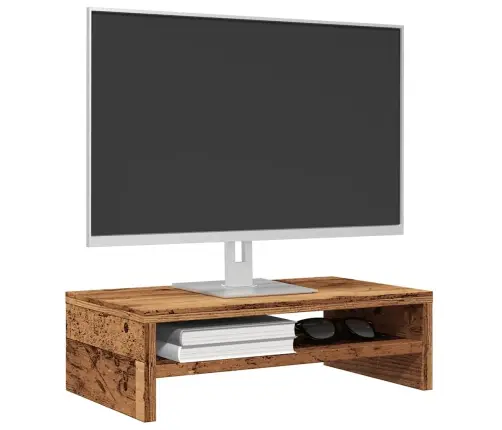 Monitori Alus Vana Puit 42X24X13 Cm Engineered Wood
