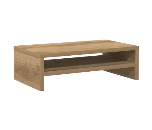 Monitora Statīvs Artisan Oak 42X24X13 Cm Engineered Wood Vidaxl