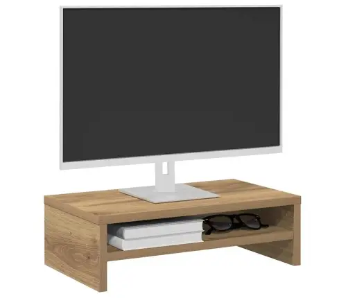 Monitora Statīvs Artisan Oak 42X24X13 Cm Engineered Wood Vidaxl