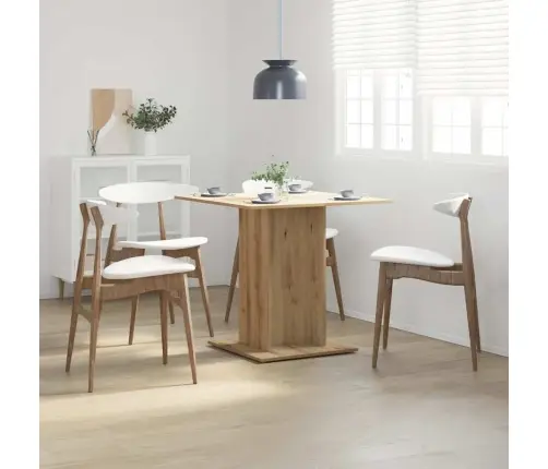 Valgomojo Stalas, Artisano, 80X80X75 cm Apdirbta Mediena