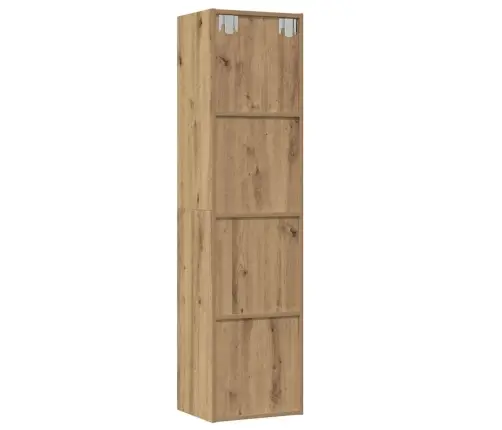 Grāmatu Skapis/Televizora Skapis Vecs Koks 36X30X143Cm Vidaxl