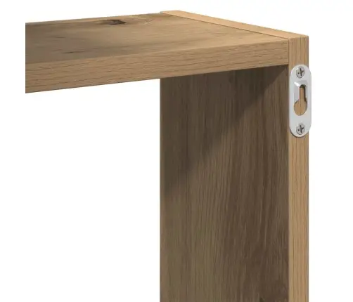 Sieninės Lentynos, Artisano, 68X15X68cm Mdp, Kubo Formos