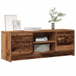 Tv Skapītis, Veca Koka, 102X30X37,5 Cm, Inženierijas Koks Vidaxl