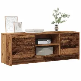 Tv Skapītis, Veca Koka, 102X30X37,5 Cm, Inženierijas Koks Vidaxl