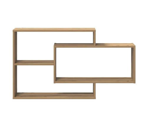 Sienas Plaukts Artisan Ozols 104X20X58,5 Cm Inženierijas Koks Vidaxl