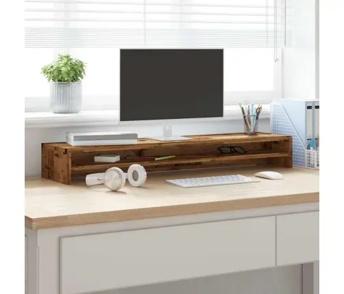 Monitoriaus Stovas, Sendintos Medienos, 100X24X13 cm Mdp