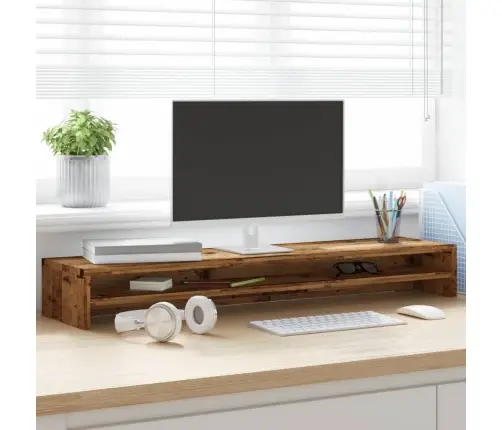 Monitoriaus Stovas, Sendintos Medienos, 100X24X13 cm Mdp