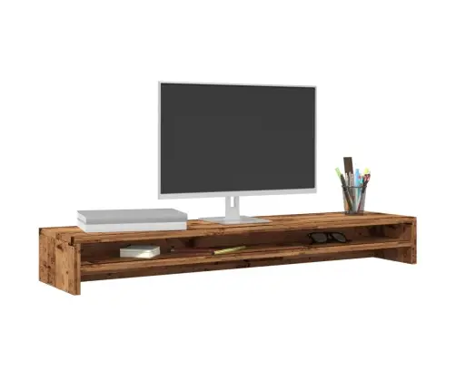 Monitoriaus Stovas, Sendintos Medienos, 100X24X13 cm Mdp