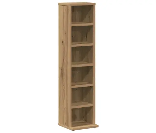 Cd Skapis Artisan Oak 21X20X88 Cm Engineered Wood Vidaxl