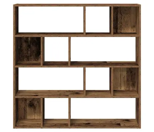 Knygų Spinta/Kambario Pertvara Sena Mediena 105X24X102 Cm