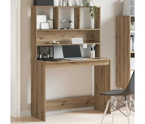 Rakstāmgalds Ar Plauktiem, Koka Krāsa, 102X45X148 Cm, Koks Vidaxl