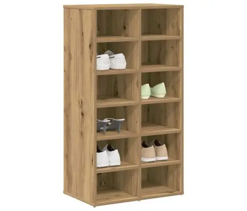 Apavu Plaukts Artisan Ozols 54X34X100,5 Cm Inženierijas Koks Vidaxl