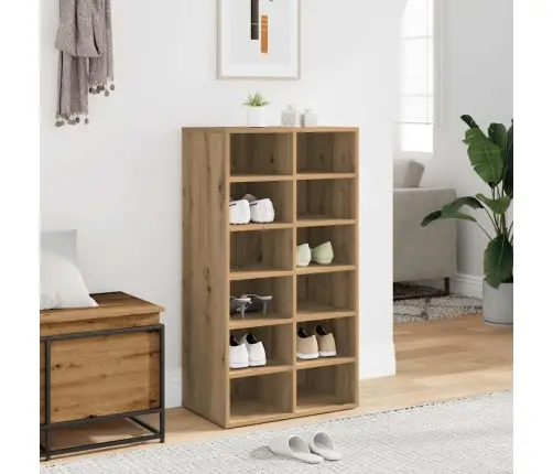 Apavu Plaukts Artisan Ozols 54X34X100,5 Cm Inženierijas Koks Vidaxl