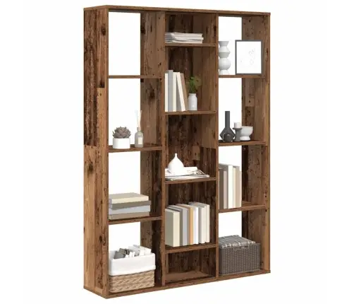 Ruumijagaja/Raamatukapp Vana Puit 100X24X140 Cm Tehniline Puit