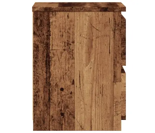 Naktsskapītis, Veca Koka, 30X30X40 Cm, Inženierijas Koks Vidaxl