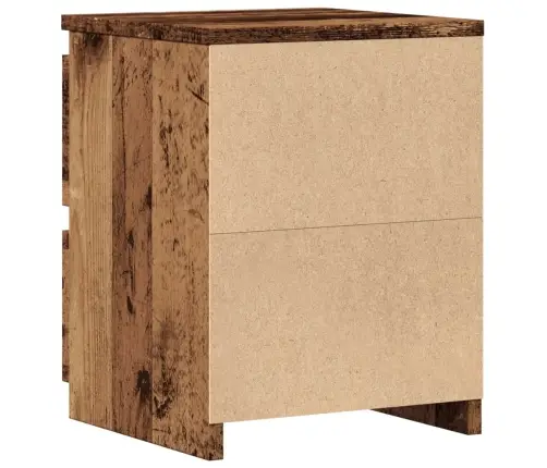 Naktsskapītis, Veca Koka, 30X30X40 Cm, Inženierijas Koks Vidaxl