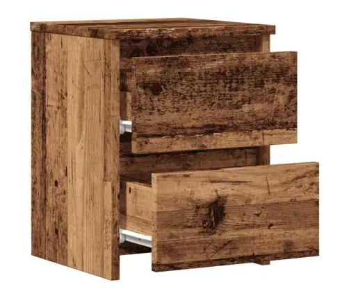 Naktsskapīši, 2 Gab., Veca Koka, 30X30X40 Cm, Inženierijas Koks Vidaxl