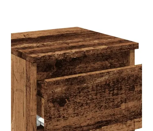 Naktsskapīši, 2 Gab., Veca Koka, 30X30X40 Cm, Inženierijas Koks Vidaxl