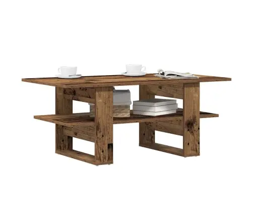 Kafijas Galdiņš, Veca Koka, 102X55X42 Cm, Inženierijas Koks Vidaxl