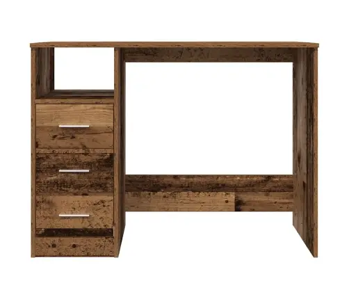 Rakstāmgalds, Veca Koka, 102X76X50 Cm, Inženierijas Koks Vidaxl