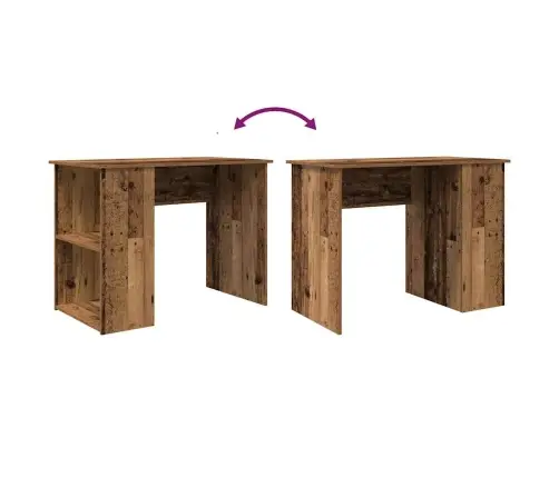 Rakstāmgalds Old Wood 100X55X75 Cm Engineered Wood Vidaxl Rakstāmgalds Old Wood 100X55X75 Cm Engineered Wood Vidaxl