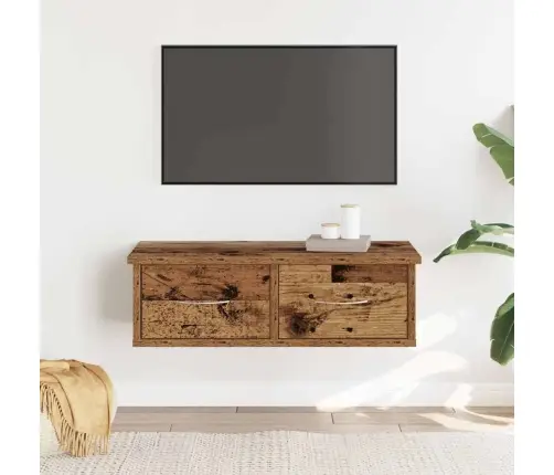 Sieninė Spinta Old Wood 60X26X18,5 Cm Inžinerinė Mediena