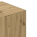 Skapis Artisan Oak 80X52X180 Cm Engineered Wood Vidaxl