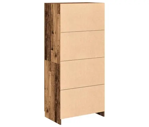 Riidekapp Old Wood 90X52X200 Cm Engineered Wood
