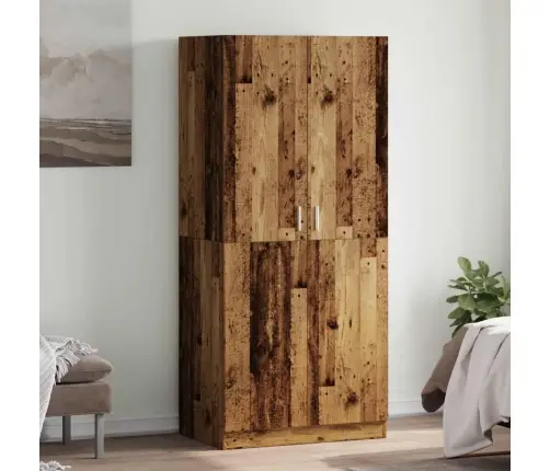 Riidekapp Old Wood 90X52X200 Cm Engineered Wood