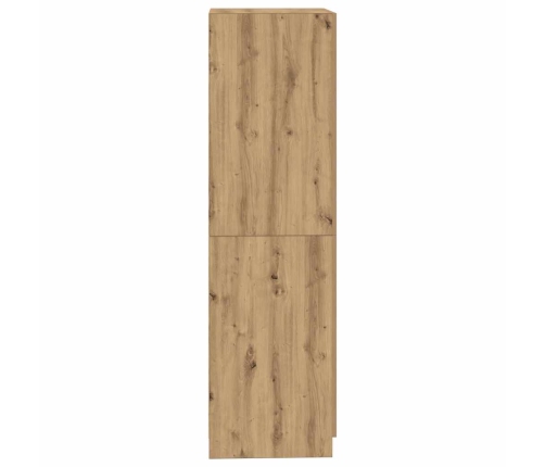 Skapis, Koka Krāsa, 90X52X200 Cm, Inženierijas Koks Vidaxl