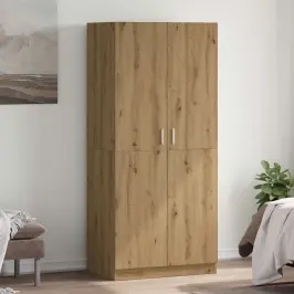 Skapis, Koka Krāsa, 90X52X200 Cm, Inženierijas Koks Vidaxl